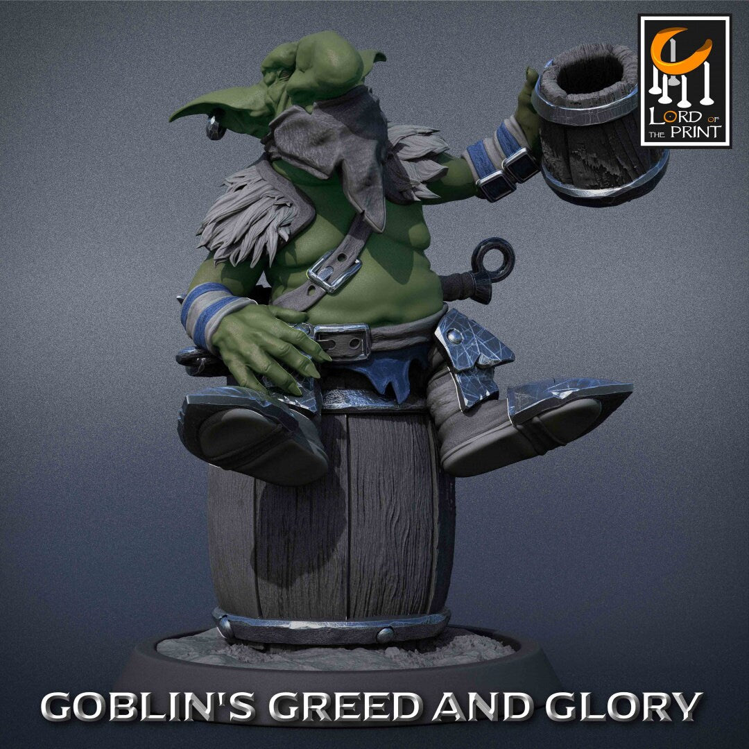 Goblin Party | RPG Miniature for Dungeons and Dragons|Pathfinder|Tabletop Wargaming | Goblin Miniature | Lord of the Print