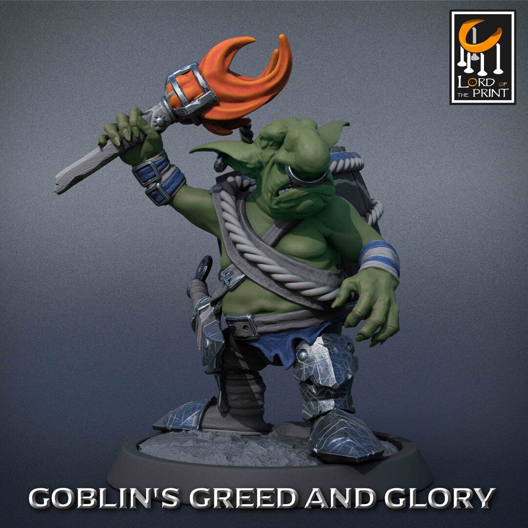 Goblin Sappers | RPG Miniature for Dungeons and Dragons|Pathfinder|Tabletop Wargaming | Goblin Miniature | Lord of the Print