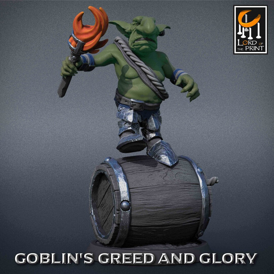 Goblin Sappers | RPG Miniature for Dungeons and Dragons|Pathfinder|Tabletop Wargaming | Goblin Miniature | Lord of the Print