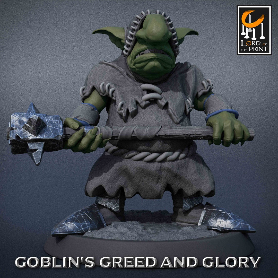 Goblin Monks A | RPG Miniature for Dungeons and Dragons|Pathfinder|Tabletop Wargaming | Goblin Miniature | Lord of the Print