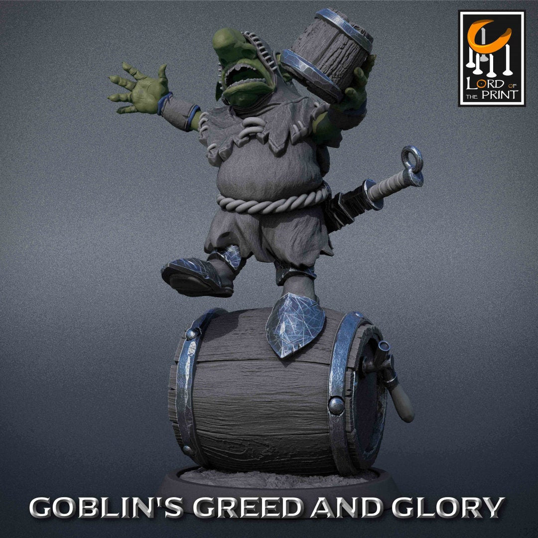 Goblin Monks A | RPG Miniature for Dungeons and Dragons|Pathfinder|Tabletop Wargaming | Goblin Miniature | Lord of the Print