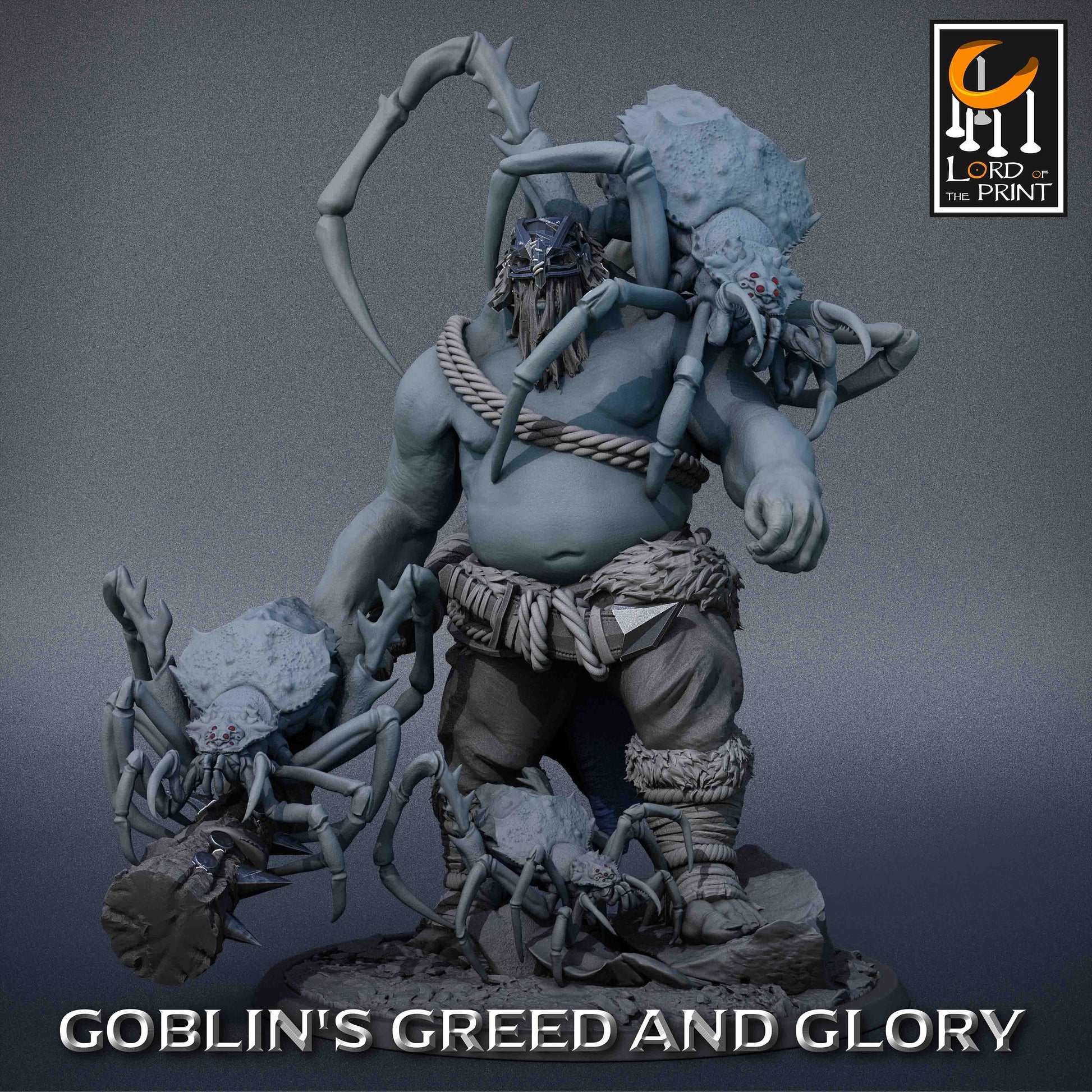 Ogres | RPG Miniature for Dungeons and Dragons|Pathfinder|Tabletop Wargaming | Ogre Miniature | Lord of the Print
