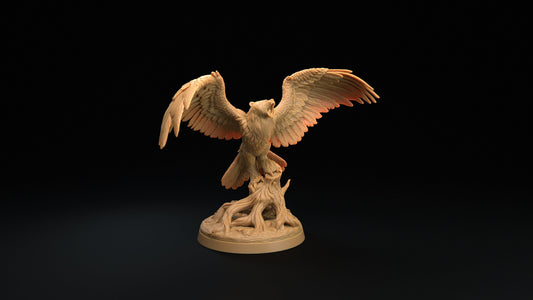 Bear Owl | RPG Miniature for Dungeons and Dragons|Pathfinder|Tabletop Wargaming | Monster Miniature | Dragon Trappers Lodge