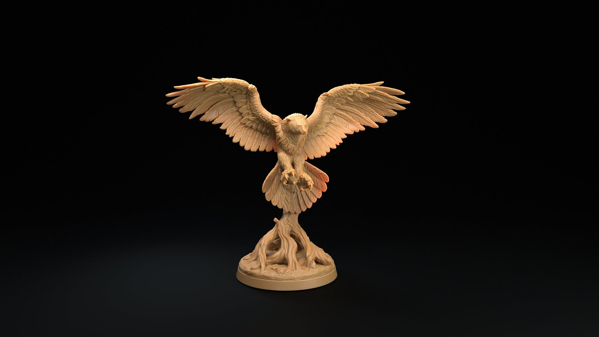 Bear Owl | RPG Miniature for Dungeons and Dragons|Pathfinder|Tabletop Wargaming | Monster Miniature | Dragon Trappers Lodge