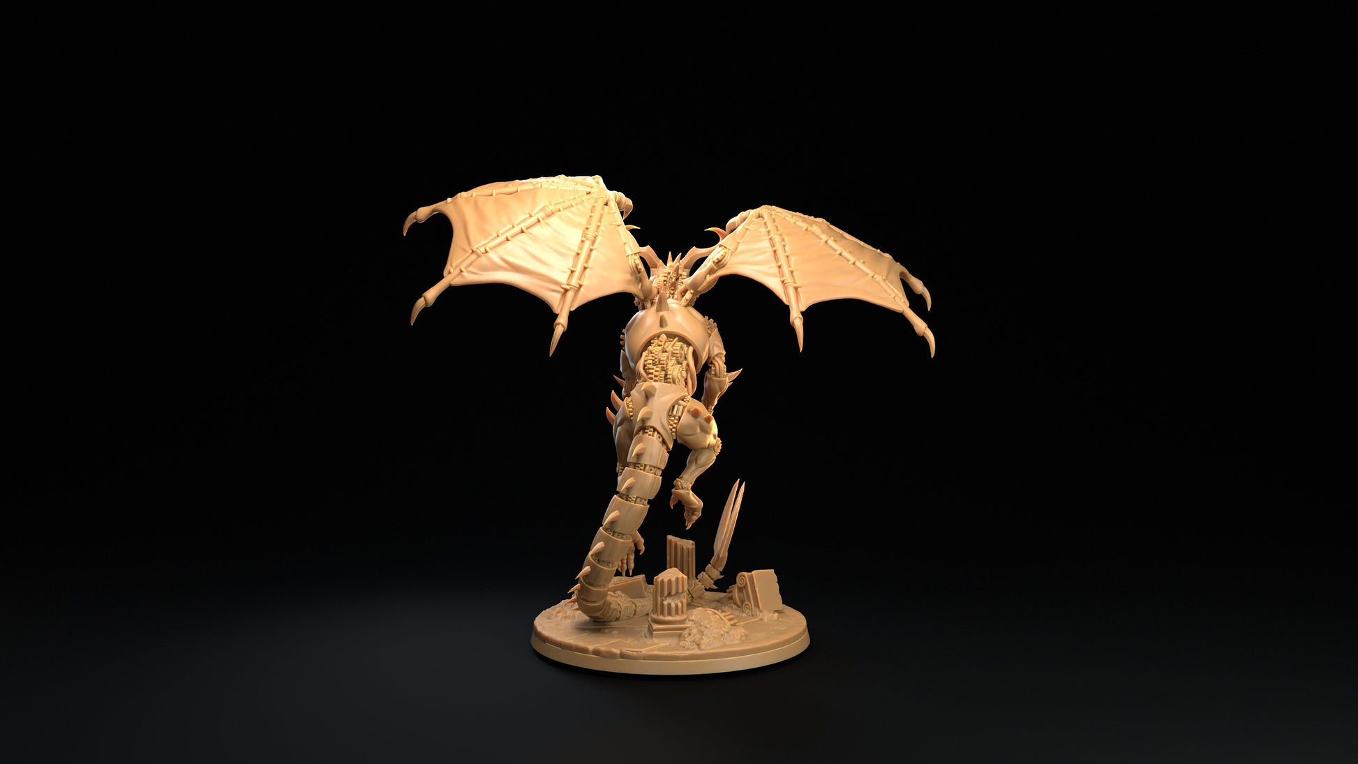 Draco Inevitis | RPG Miniature for Dungeons and Dragons|Pathfinder|Tabletop Wargaming | Dragon Miniature | Dragon Trappers Lodge