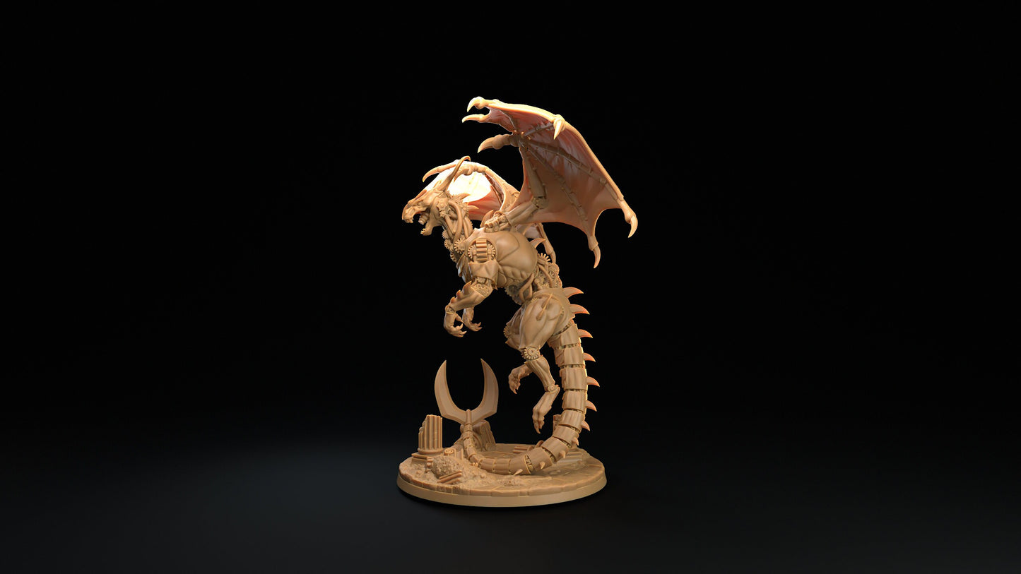 Draco Inevitis | RPG Miniature for Dungeons and Dragons|Pathfinder|Tabletop Wargaming | Dragon Miniature | Dragon Trappers Lodge