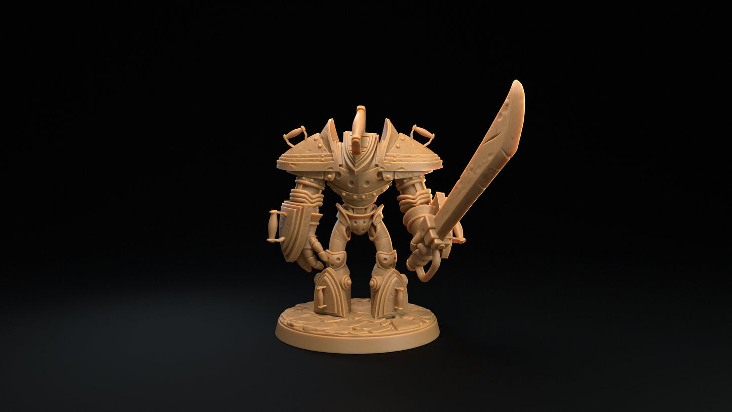 Iron Golem | RPG Miniature for Dungeons and Dragons|Pathfinder|Tabletop Wargaming | Monster Miniature | Dragon Trappers Lodge