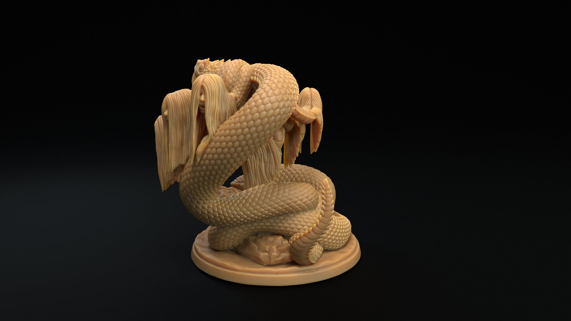 Reverse Medusa | RPG Miniature for Dungeons and Dragons|Pathfinder|Tabletop Wargaming | Monster Miniature | Dragon Trappers Lodge
