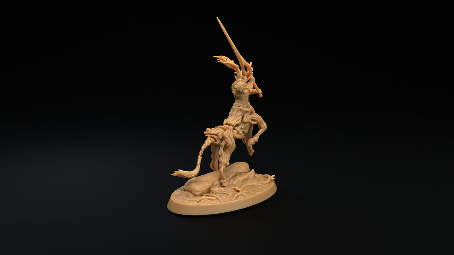 Centaur Chief | RPG Miniature for Dungeons and Dragons|Pathfinder|Tabletop Wargaming | Fey Miniature | Dragon Trappers Lodge