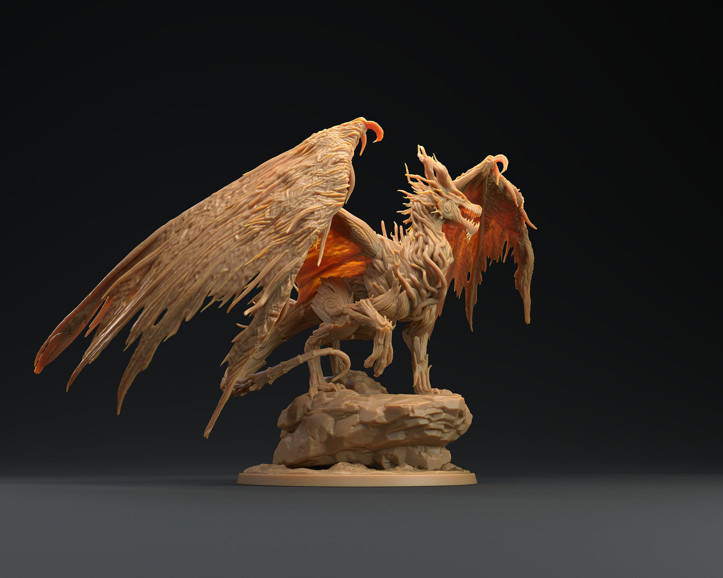 Dryagon | RPG Miniature for Dungeons and Dragons|Pathfinder|Tabletop Wargaming | Fey Miniature | Dragon Trappers Lodge