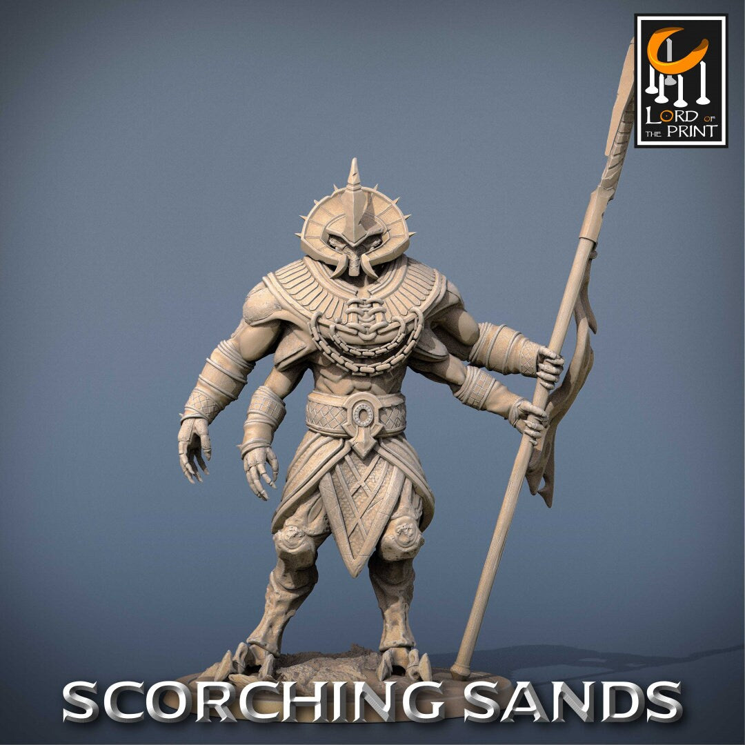 Egyptian Locust | RPG Miniature for Dungeons and Dragons|Pathfinder|Tabletop Wargaming | Humanoid Miniature | Lord of the Print