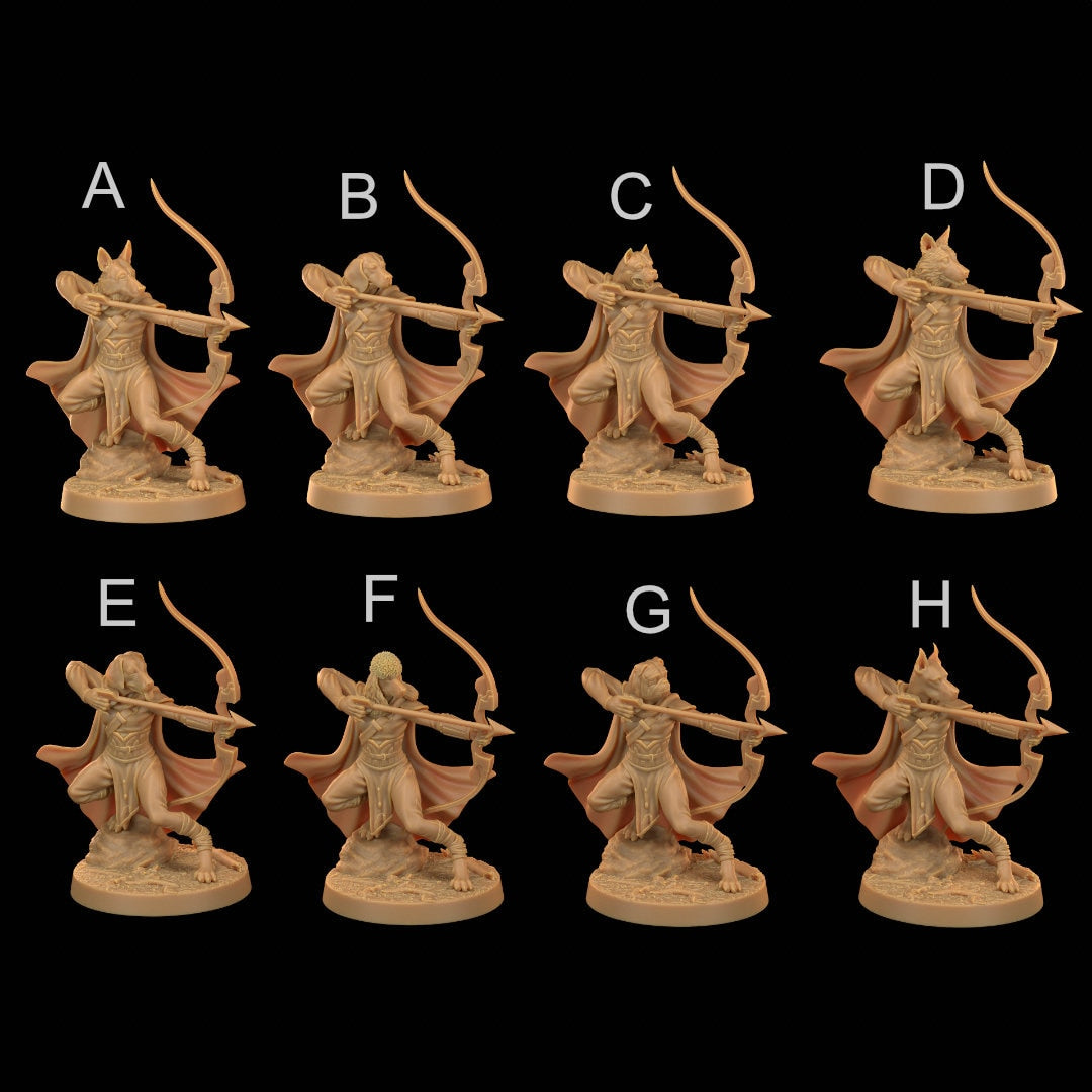 Dog Ranger | RPG Miniature for Dungeons and Dragons|Pathfinder|Tabletop Wargaming | Humanoid Miniature | Dragon Trappers Lodge