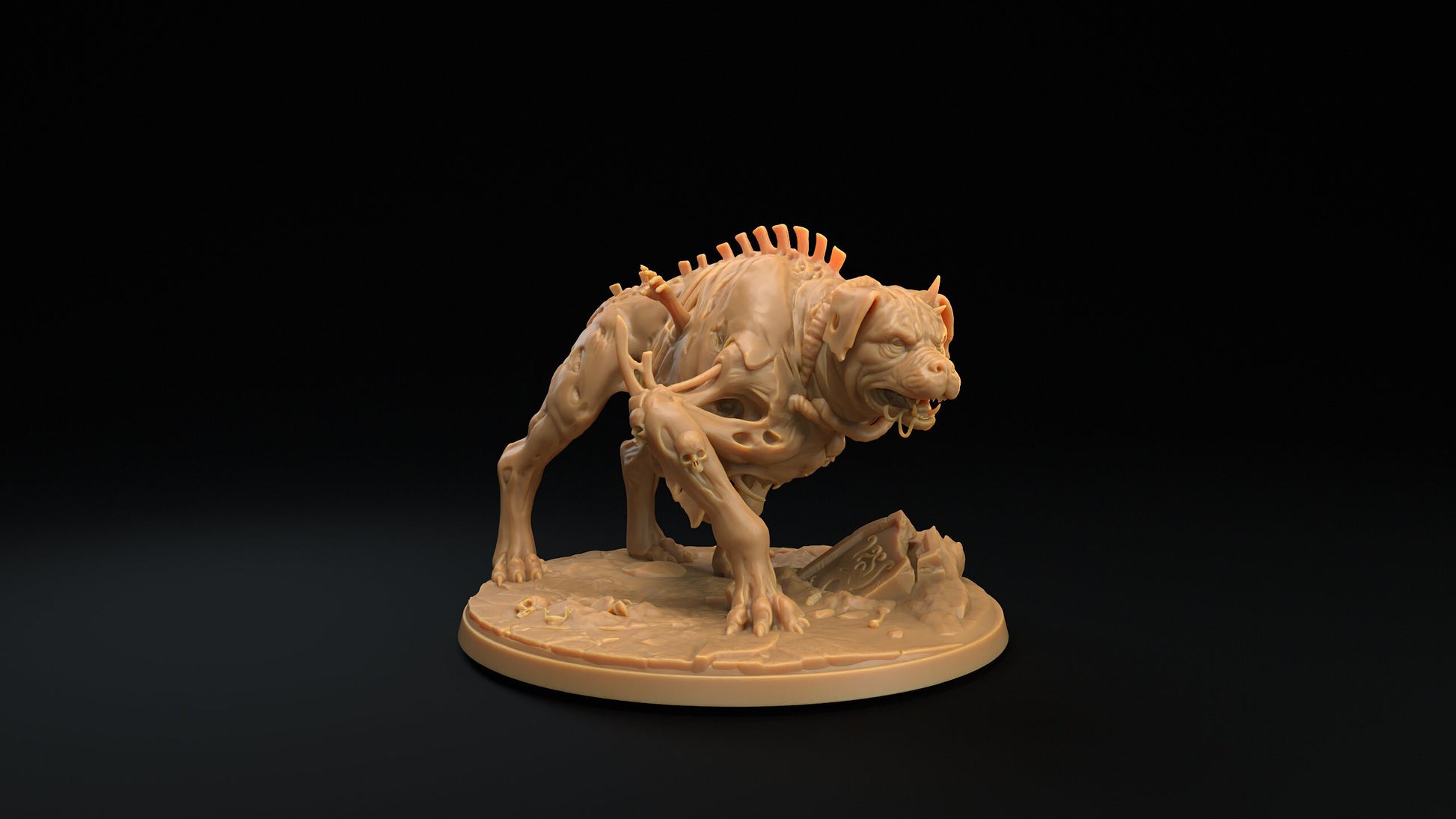Rot-Weilers | RPG Miniature for Dungeons and Dragons|Pathfinder|Tabletop Wargaming | Undead Miniature | Dragon Trappers Lodge