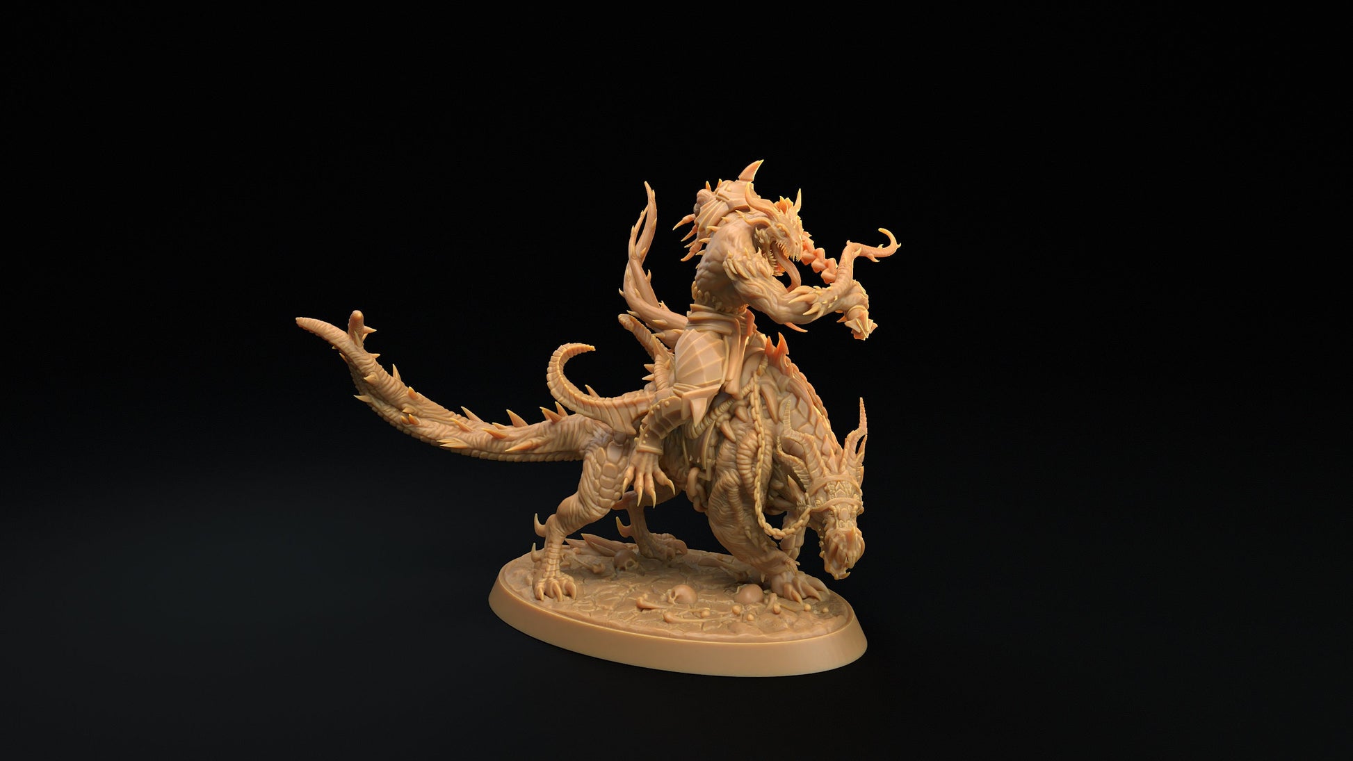 Abyssal Wardrake | RPG Miniature for Dungeons and Dragons|Pathfinder|Tabletop Wargaming | Demonic Miniature | Dragon Trappers Lodge