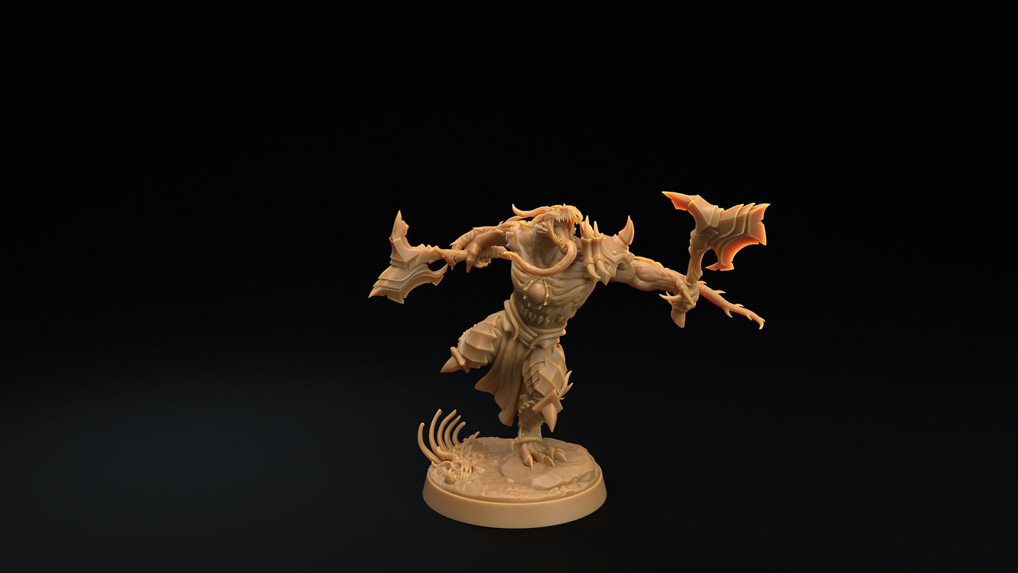 Drakoth Defilers | RPG Miniature for Dungeons and Dragons|Pathfinder|Tabletop Wargaming | Demon Miniature | Dragon Trappers Lodge