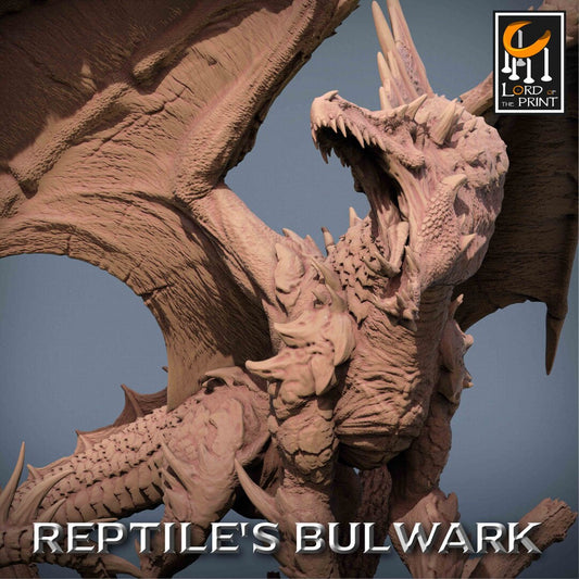 Legendary Green Dragon | RPG Miniature for Dungeons and Dragons|Pathfinder|Tabletop Wargaming | Dragon Miniature | Lord of the Print
