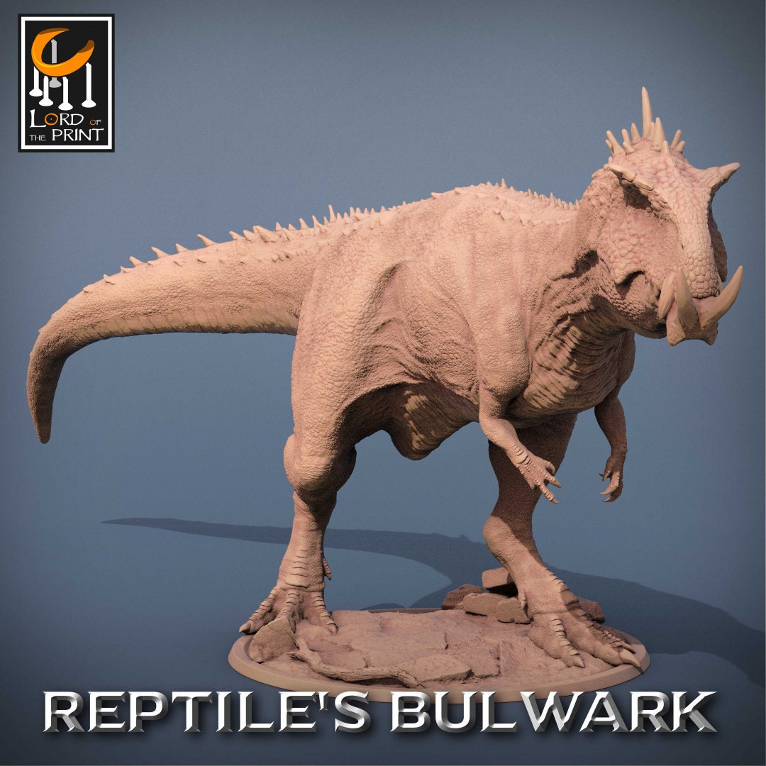 Torvodon King | RPG Miniature for Dungeons and Dragons|Pathfinder|Tabletop Wargaming | Dinosaur Miniature | Lord of the Print