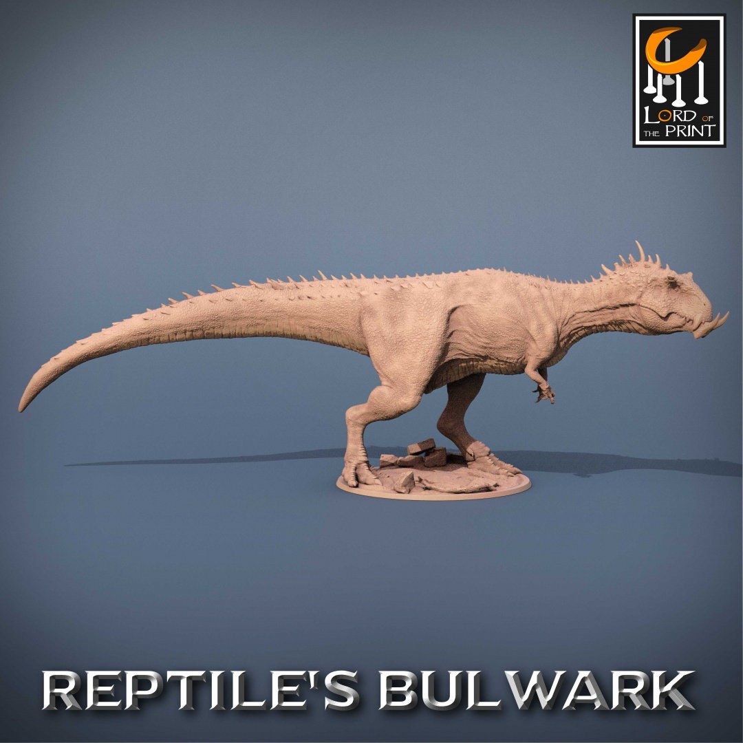 Torvodon King | RPG Miniature for Dungeons and Dragons|Pathfinder|Tabletop Wargaming | Dinosaur Miniature | Lord of the Print