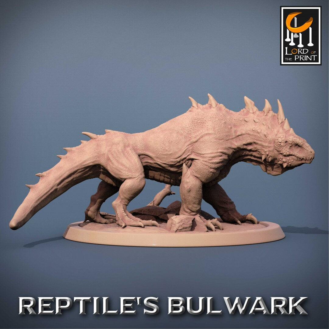 Crested Varan | RPG Miniature for Dungeons and Dragons|Pathfinder|Tabletop Wargaming | Dinosaur Miniature | Lord of the Print