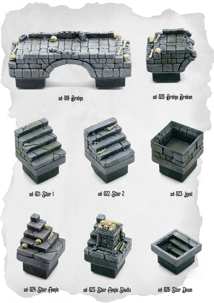 The Ultimate Dungeon | Modular Terrain | RPG Miniature for Dungeons and Dragons|Pathfinder|Tabletop | Scatter Terrain | Dungeon Blocks