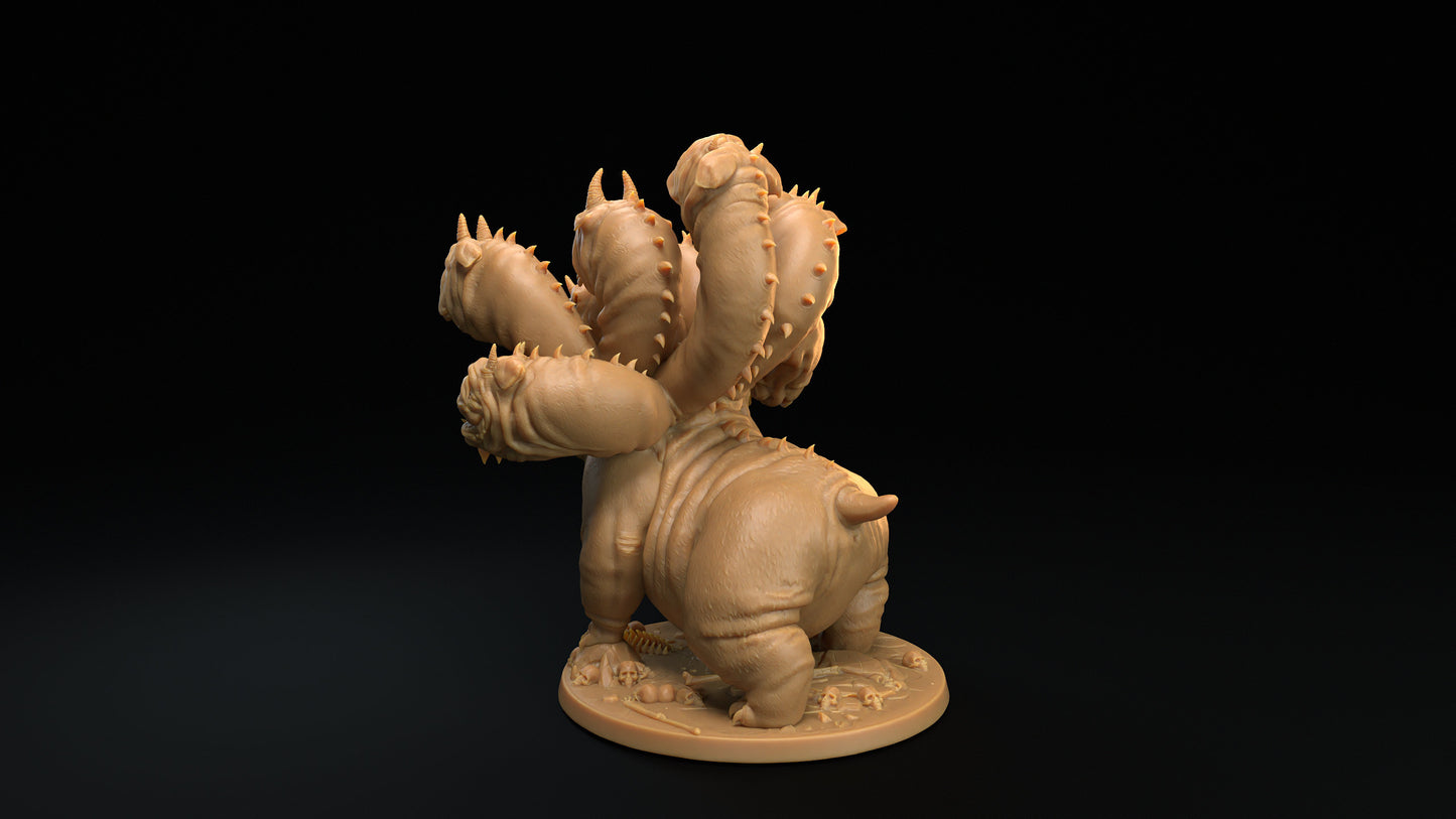Bulldog Hydra | RPG Miniature for Dungeons and Dragons|Pathfinder|Tabletop Wargaming | Monster Miniature | Dragon Trappers Lodge