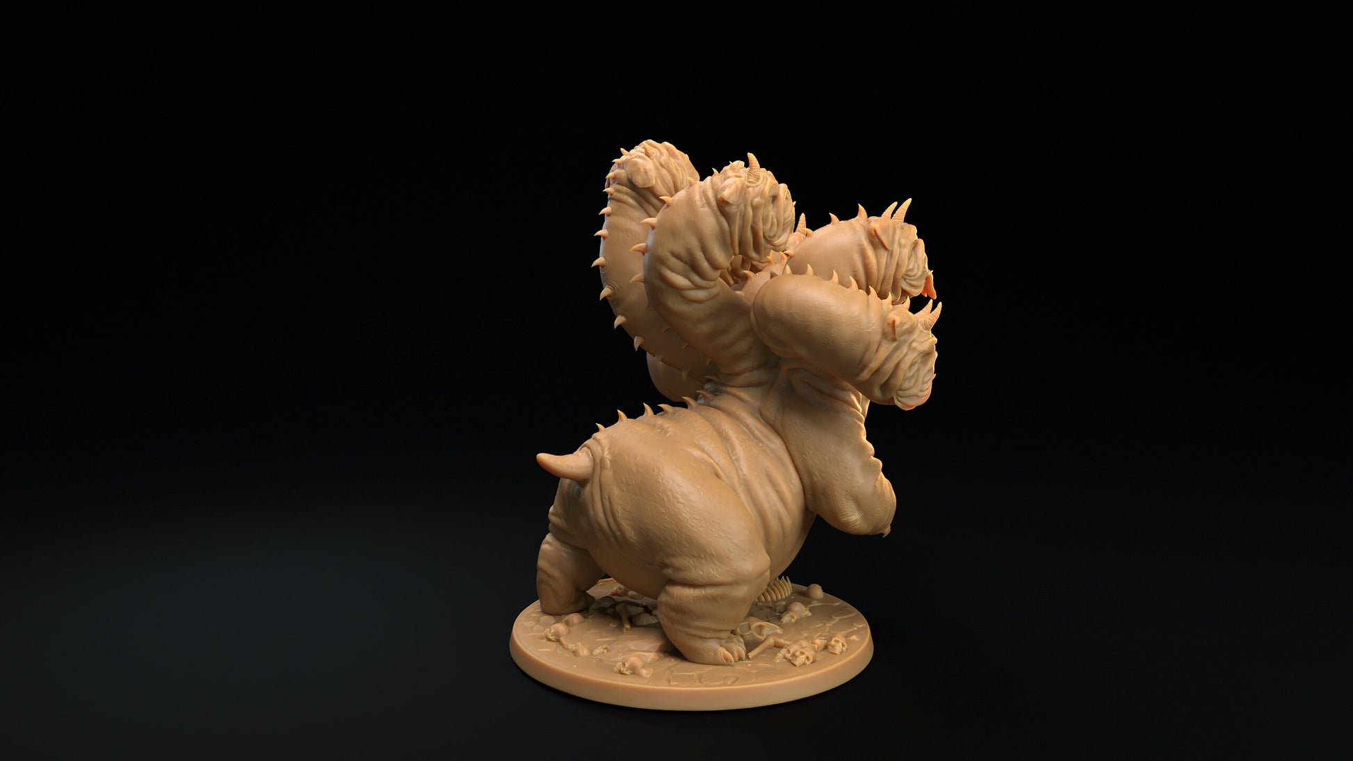 Bulldog Hydra | RPG Miniature for Dungeons and Dragons|Pathfinder|Tabletop Wargaming | Monster Miniature | Dragon Trappers Lodge