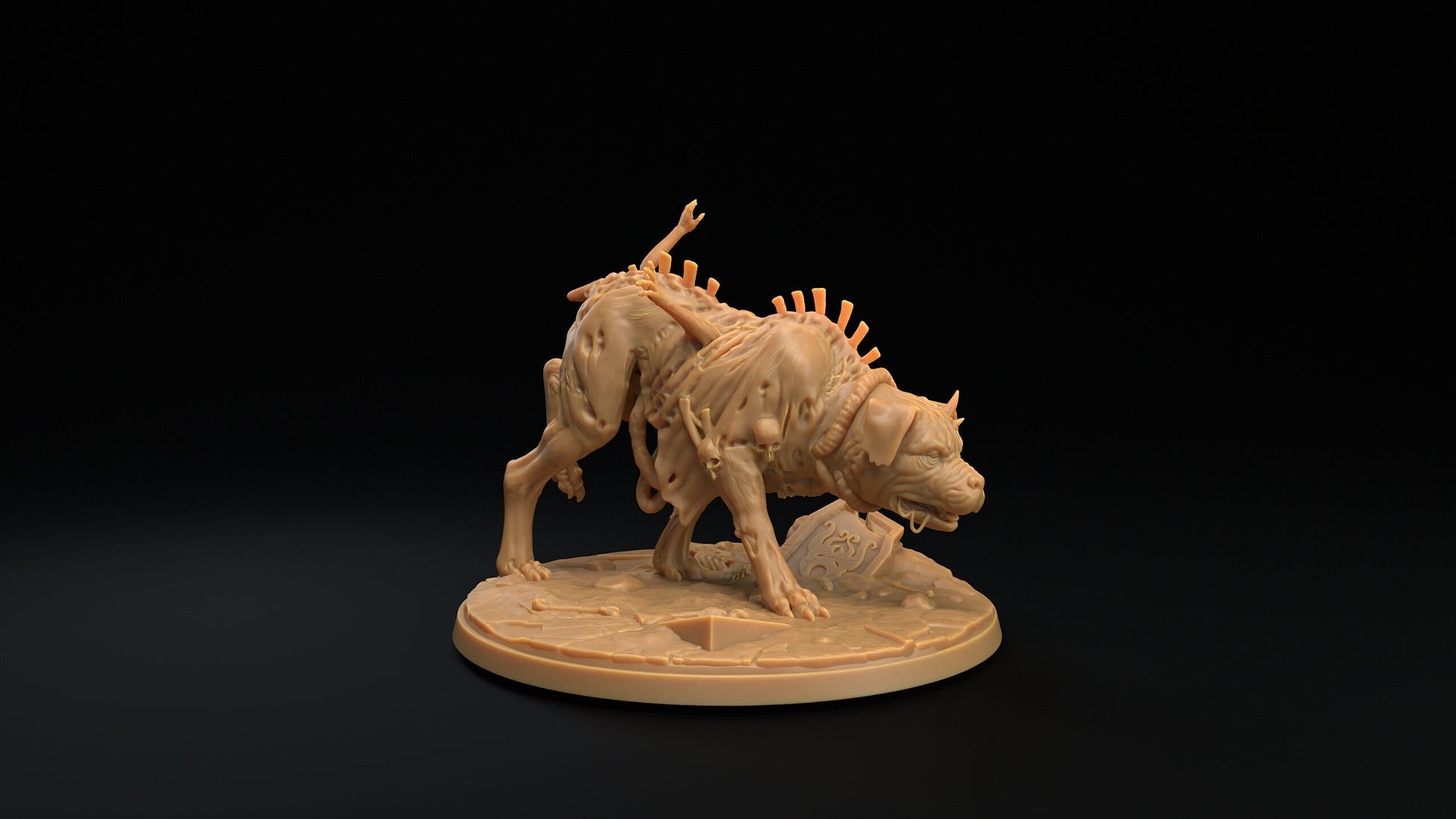 Rot-Weilers | RPG Miniature for Dungeons and Dragons|Pathfinder|Tabletop Wargaming | Undead Miniature | Dragon Trappers Lodge