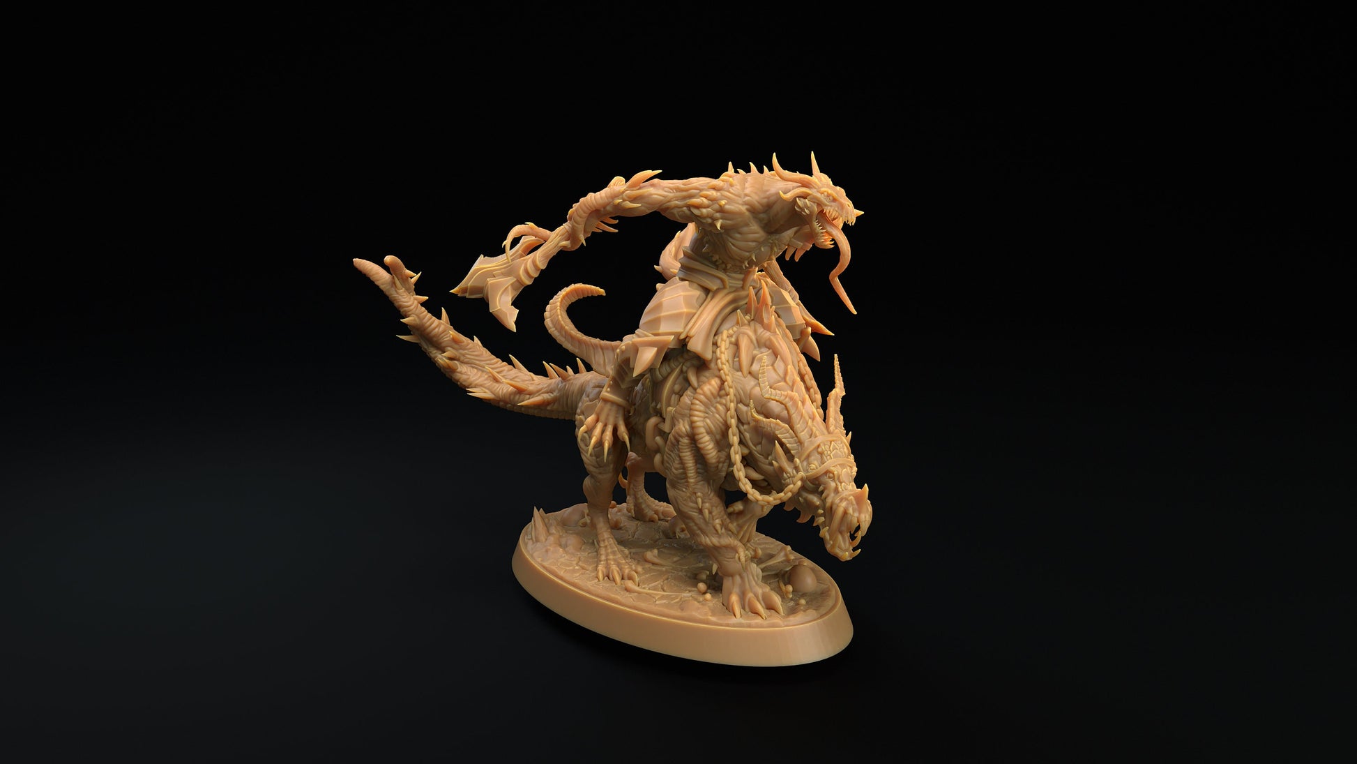 Abyssal Wardrake | RPG Miniature for Dungeons and Dragons|Pathfinder|Tabletop Wargaming | Demonic Miniature | Dragon Trappers Lodge