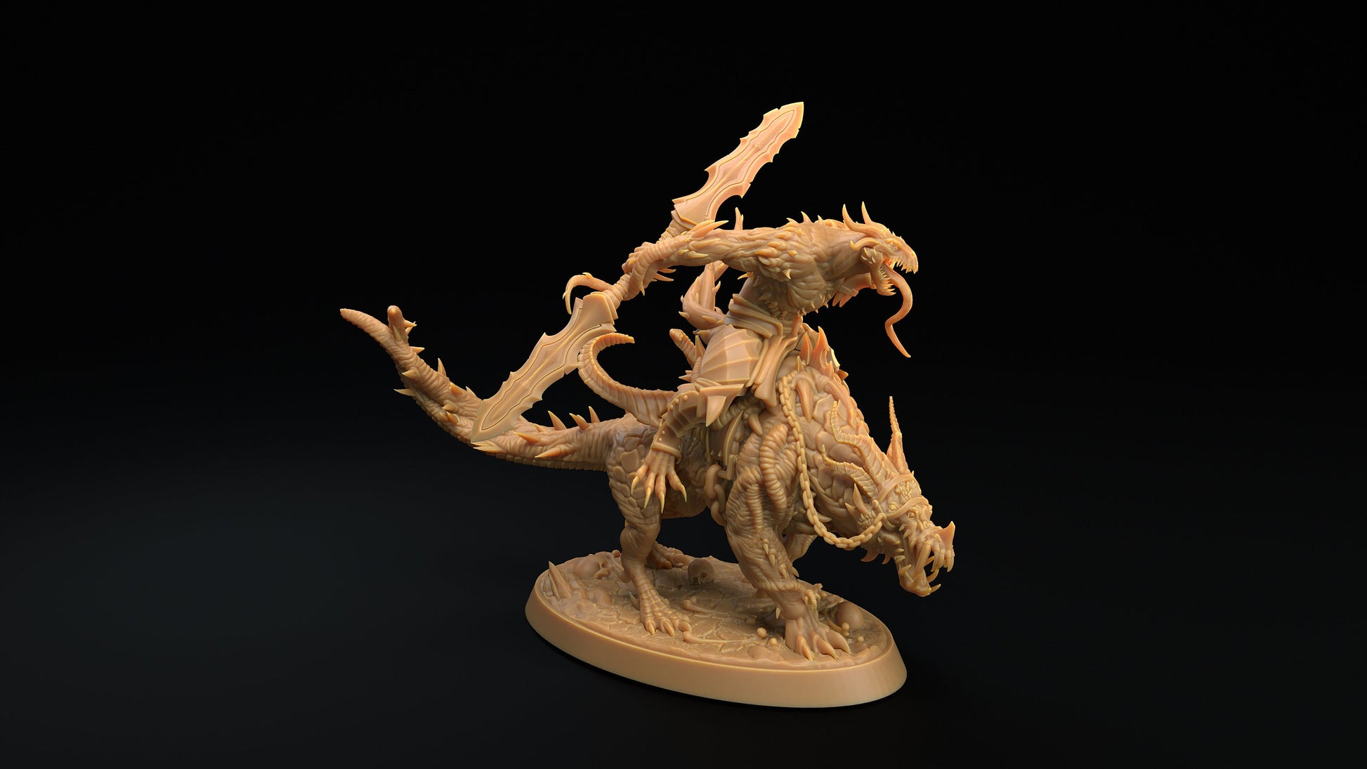 Abyssal Wardrake | RPG Miniature for Dungeons and Dragons|Pathfinder|Tabletop Wargaming | Demonic Miniature | Dragon Trappers Lodge