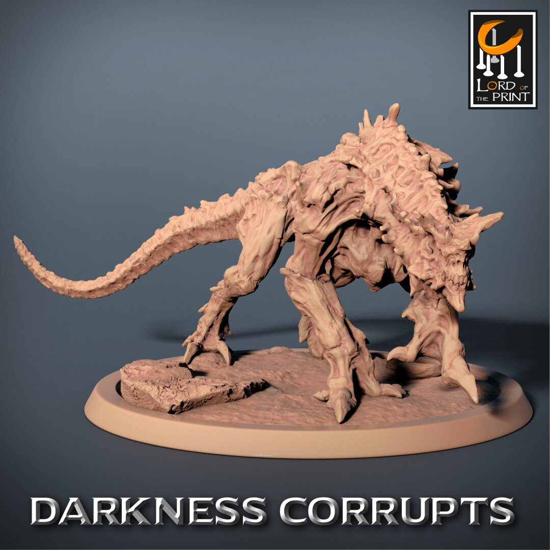 Hellhounds | RPG Miniature for Dungeons and Dragons|Pathfinder|Tabletop Wargaming | Demon Miniature | Lord of the Print