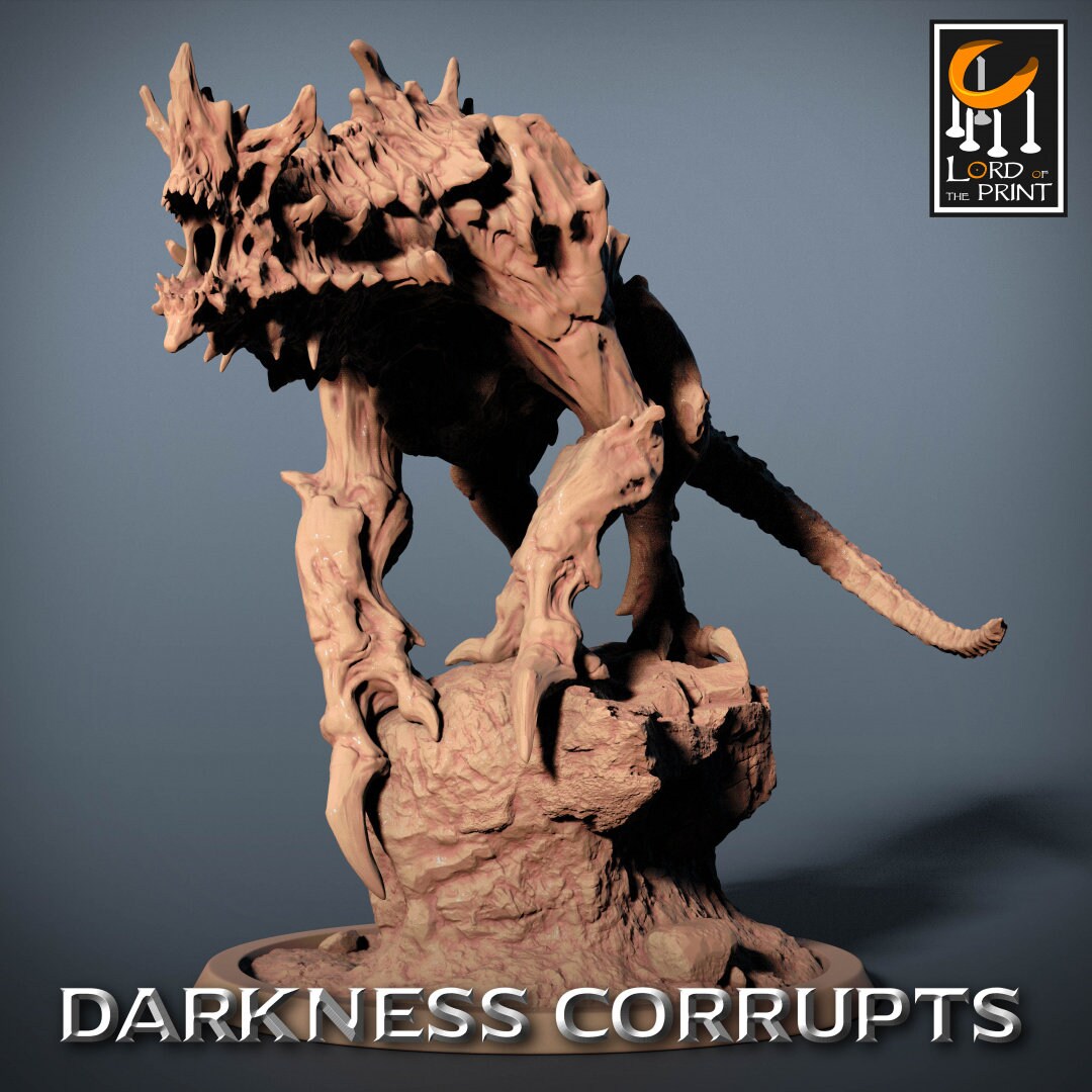 Hellhounds | RPG Miniature for Dungeons and Dragons|Pathfinder|Tabletop Wargaming | Demon Miniature | Lord of the Print