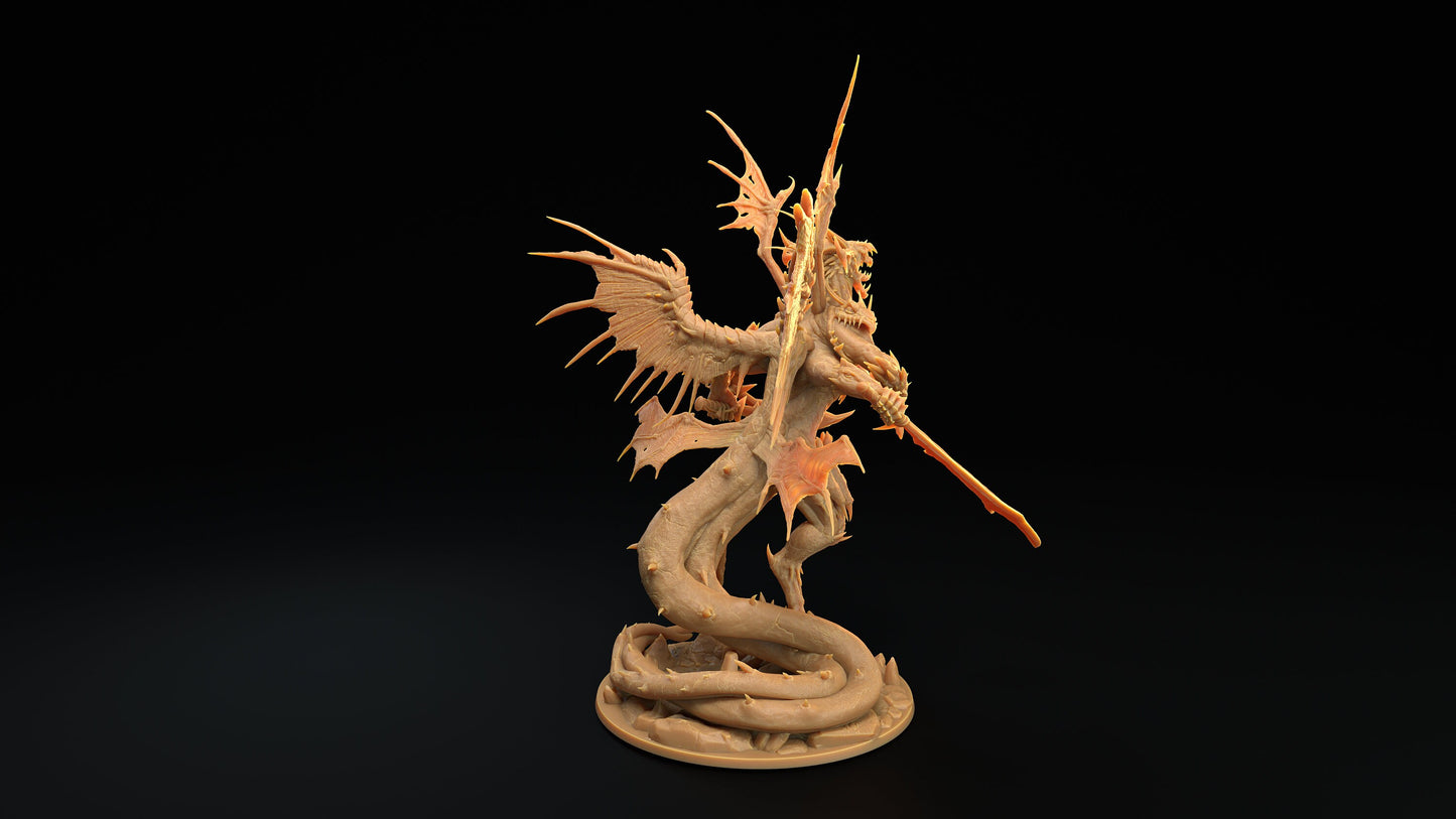Incandriox, Ruin Incarnate | RPG Miniature for Dungeons and Dragons|Pathfinder|Tabletop Wargaming | Demon Miniature | Dragon Trappers Lodge