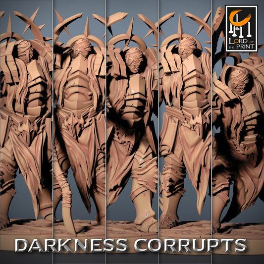 Scythe Darknights | RPG Miniature for Dungeons and Dragons|Pathfinder|Tabletop Wargaming | Humanoid Miniature | Lord of the Print