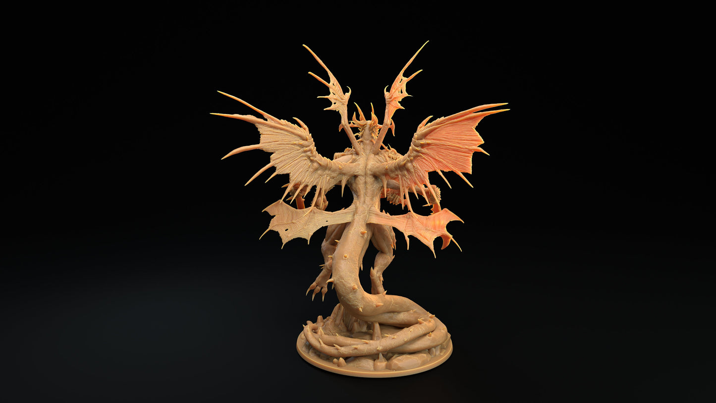 Incandriox, Ruin Incarnate | RPG Miniature for Dungeons and Dragons|Pathfinder|Tabletop Wargaming | Demon Miniature | Dragon Trappers Lodge