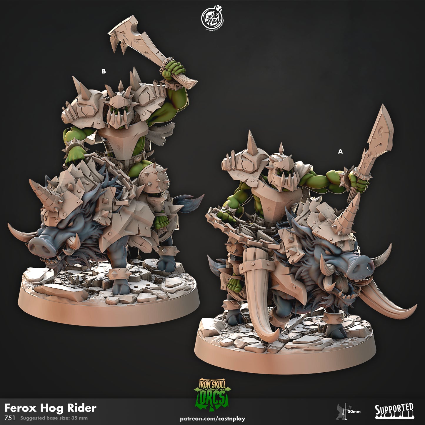 Ferox Hog Rider Orcs | Iron Skull Orcs