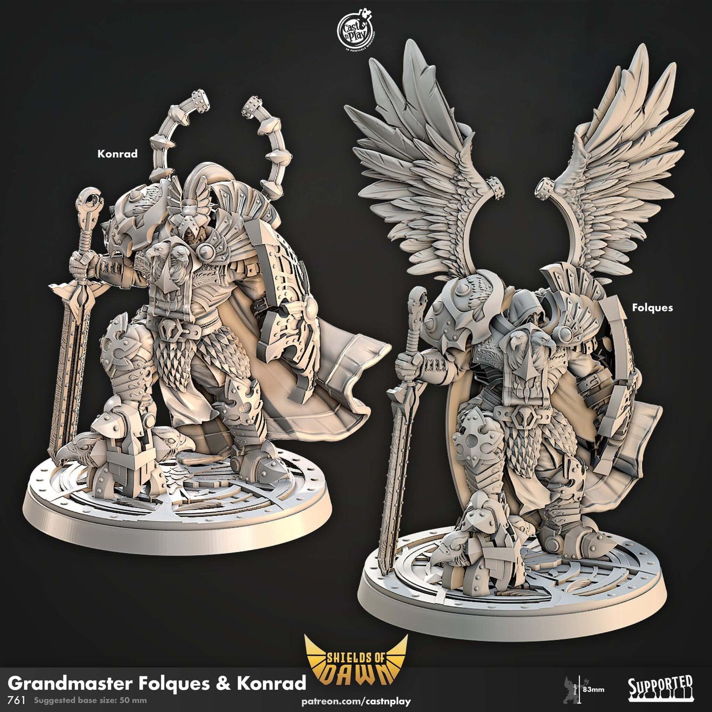 Grandmaster Folques and Konrad | Shields of Dawn