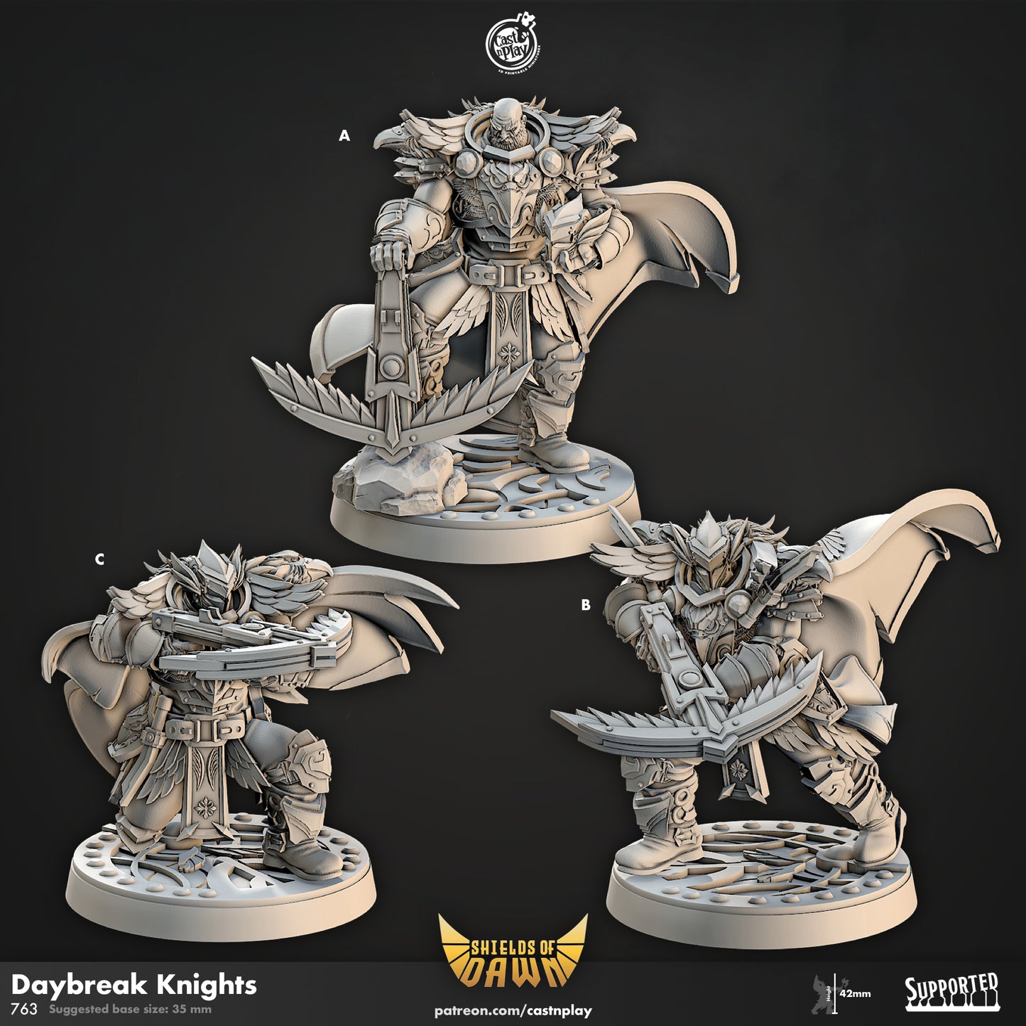 Daybreak Knights | Shields of Dawn