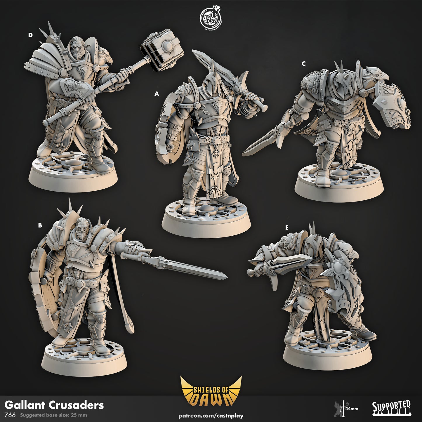 Gallant Crusaders | Shields of Dawn