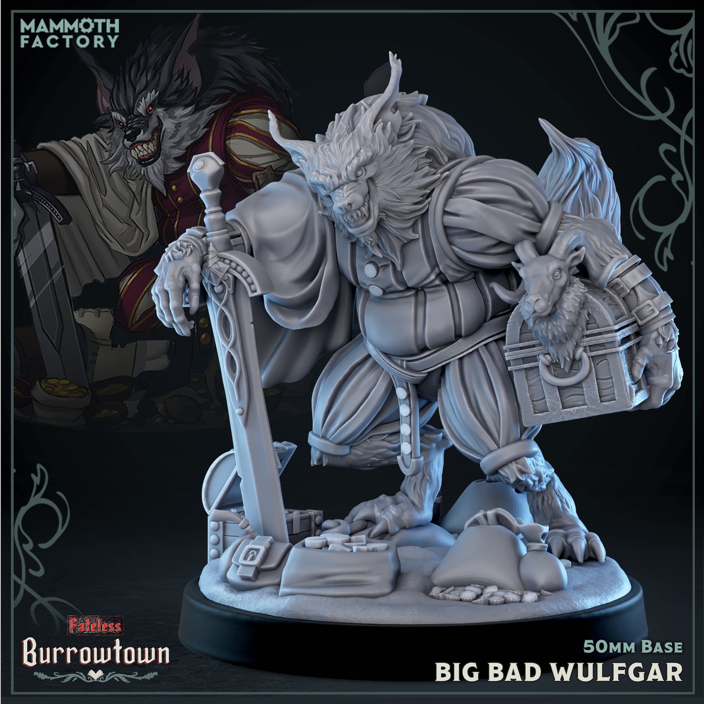 Big Bad Wulfgar | D&D Miniature