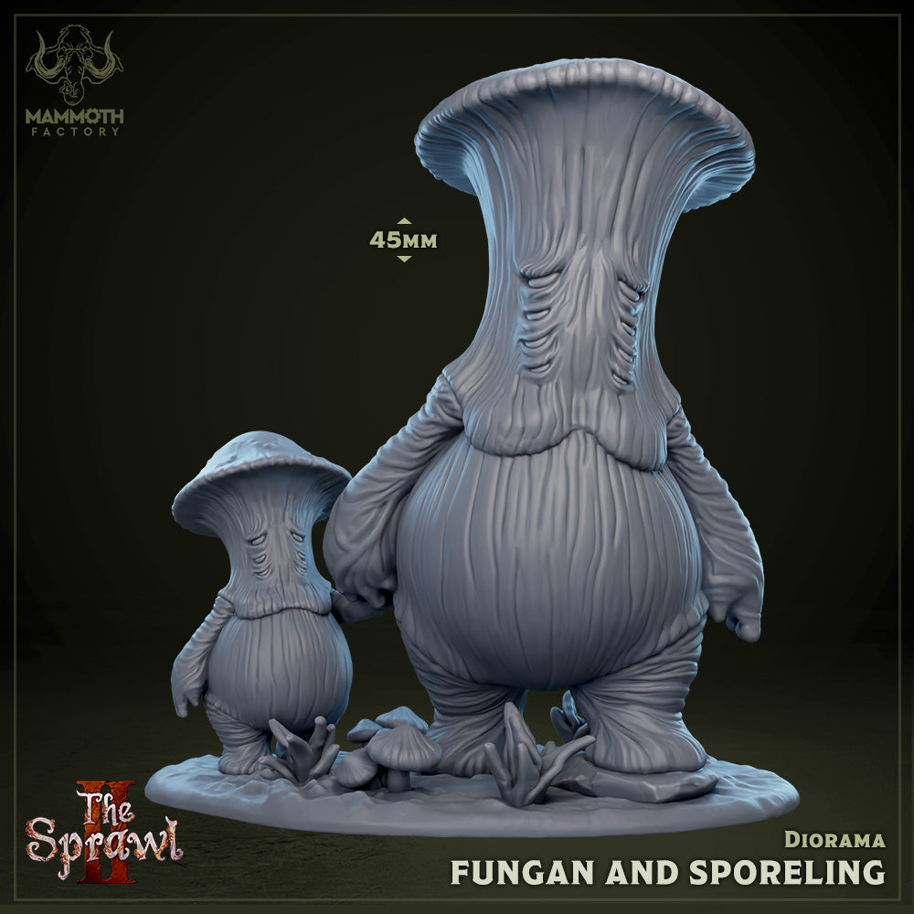 Fungan and Sporelings | D&D Miniature