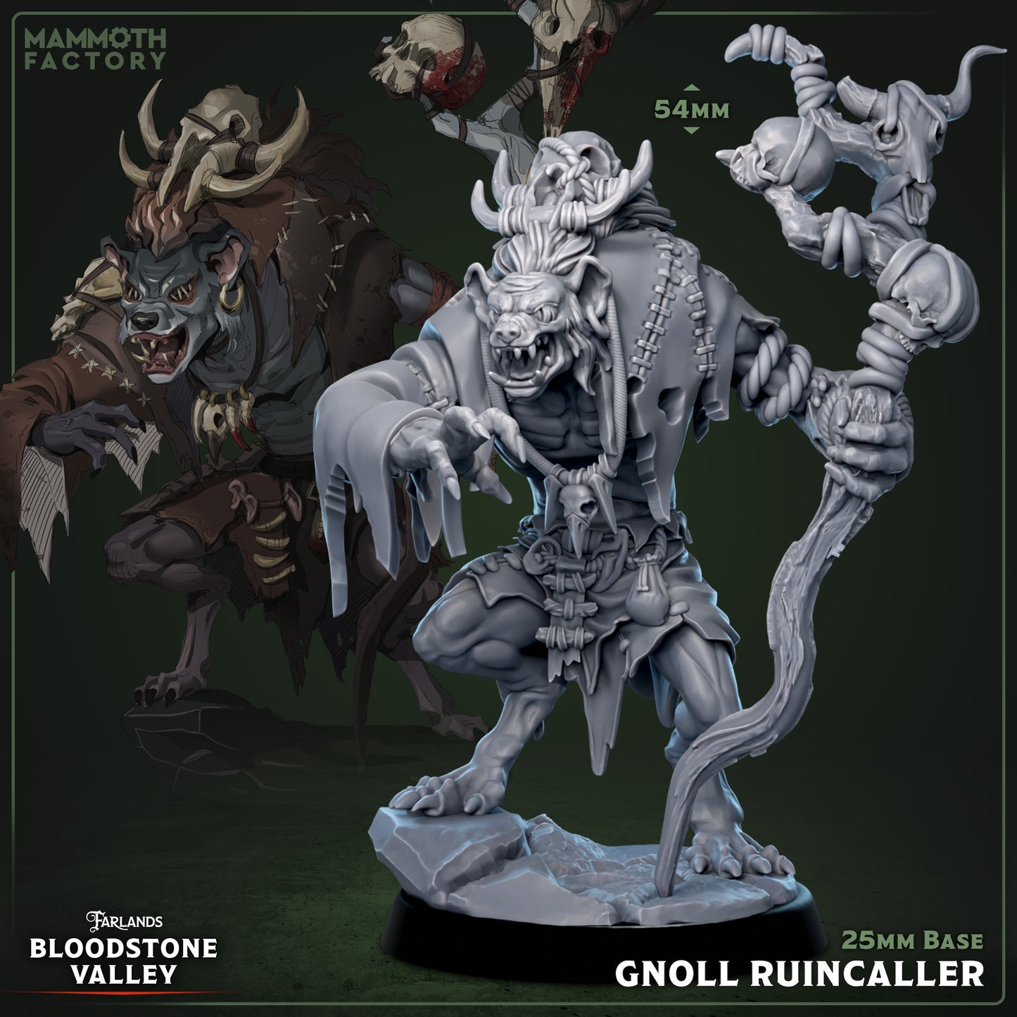 Gnoll Ruin-Caller | D&D Miniature