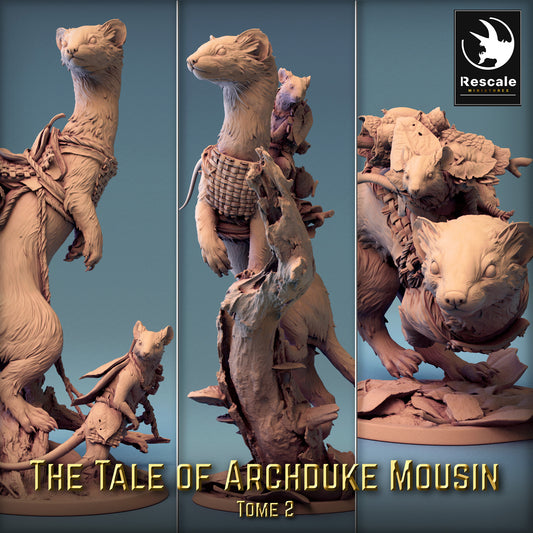 Weasel Riders | D&D Miniature