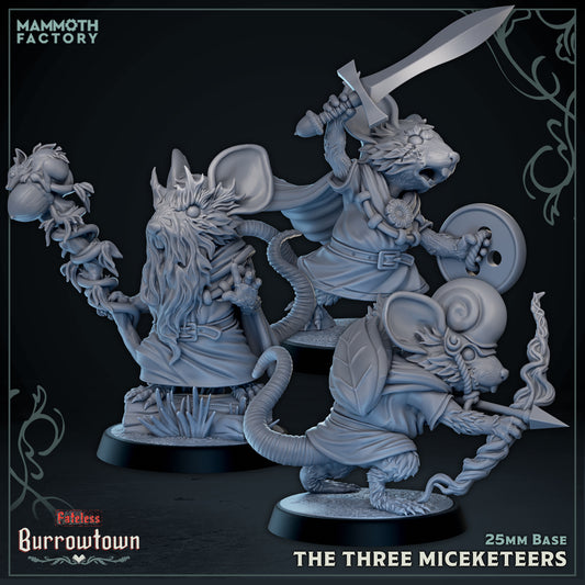 The Three Miceketeers | D&D Miniature