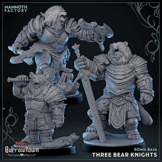 Bear Knights | D&D Miniature