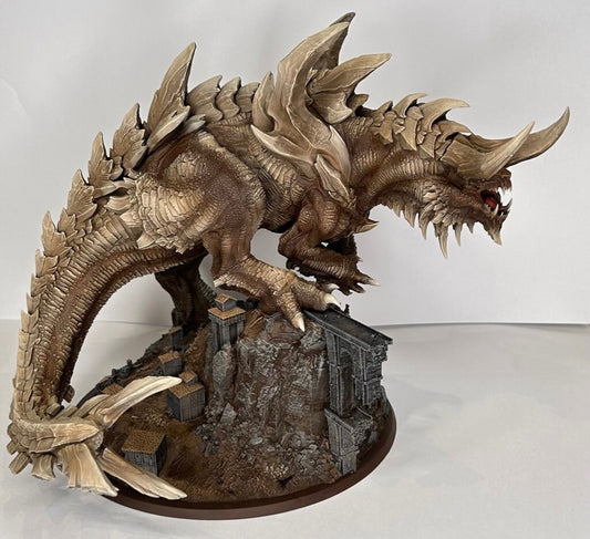 Titan Tarrasque | RPG Miniature for Dungeons and Dragons|Pathfinder|Tabletop Wargaming | Dragon Miniature | Lord of the Print