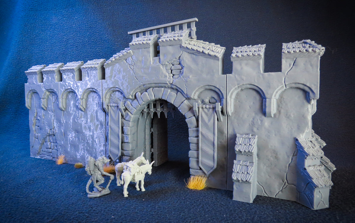 Modular Walls and Gate | D&D Terrain