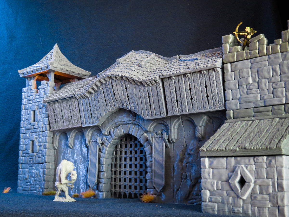 Modular Walls and Gate | D&D Terrain