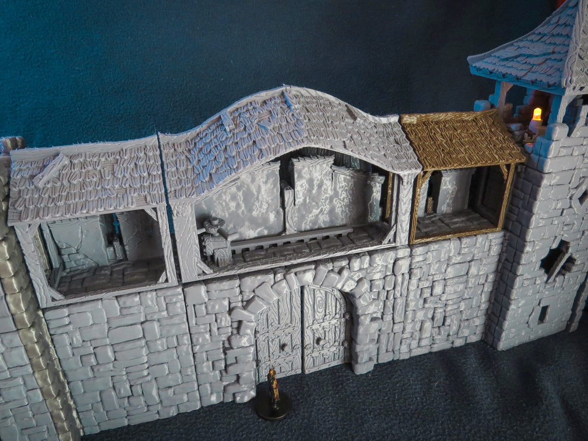 Modular Walls and Gate | D&D Terrain