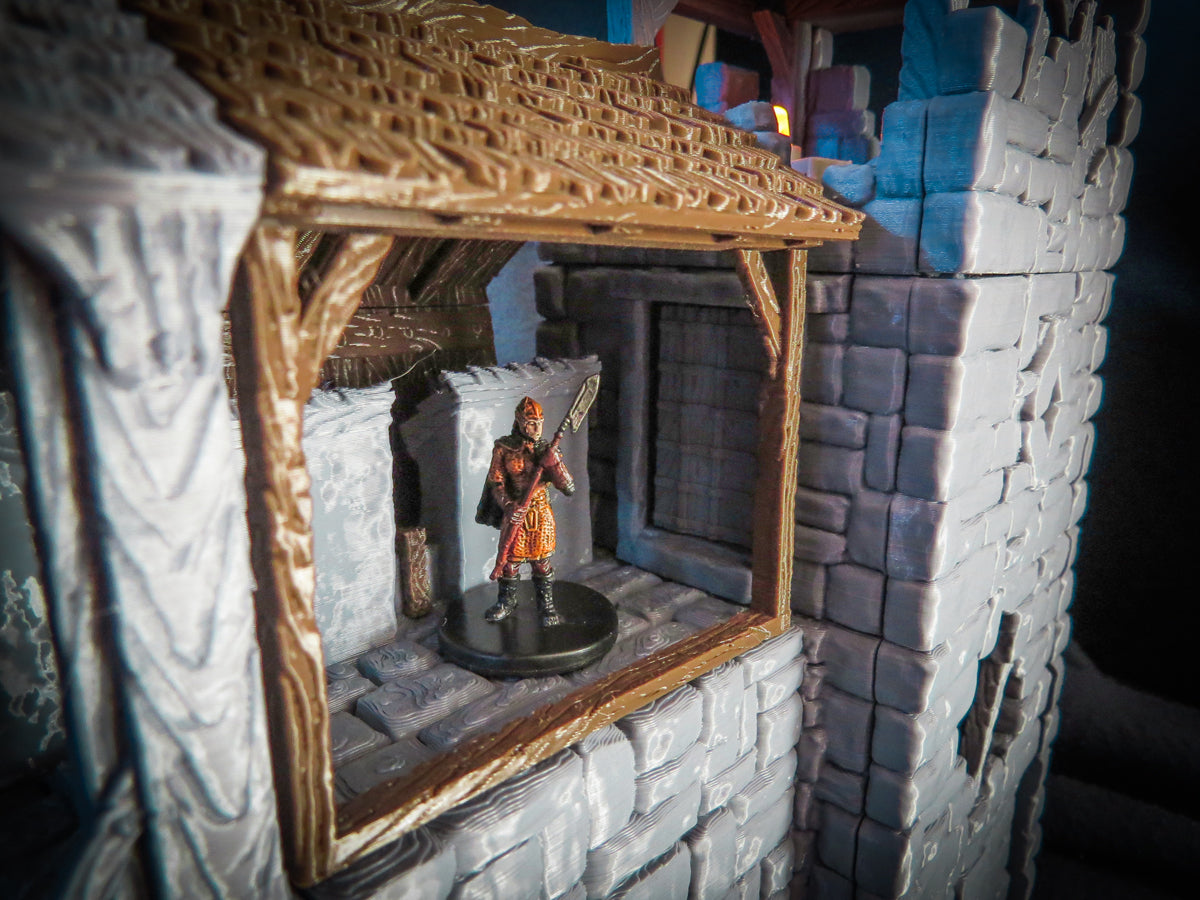 Modular Walls and Gate | D&D Terrain