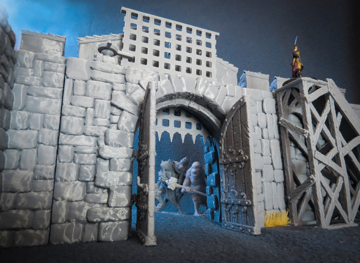 Modular Walls and Gate | D&D Terrain